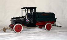 Buddy L Oil Truck,  Antique Buddy L Oil Truck For Sale, Vintage 1920's Buddy L Oil Truck with Sprinkler Bar, Buddy L Oil Truck Information